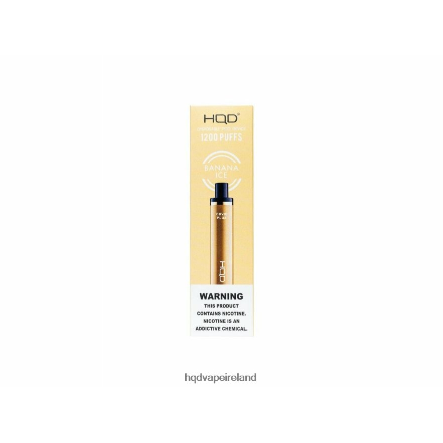 HQD Online Shop - HQD CUVIE PLUS DISPOSABLE VAPE Banana Ice 8J2BB4128