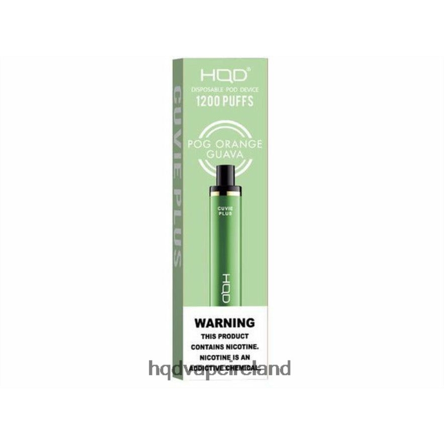 HQD Online Shop - HQD CUVIE PLUS DISPOSABLE VAPE Pog Orange Guava 8J2BB4238