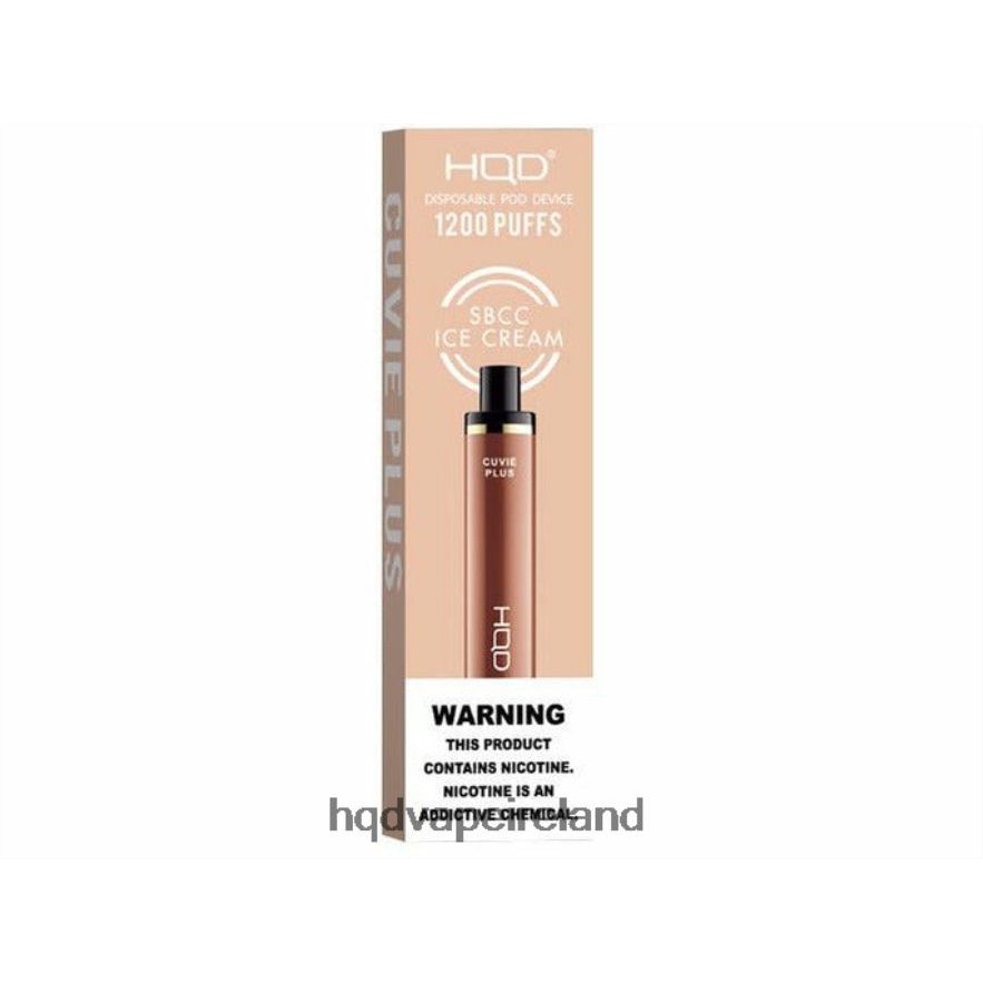 HQD Online Shop - HQD CUVIE PLUS DISPOSABLE VAPE Sbcc Ice Cream 8J2BB4248