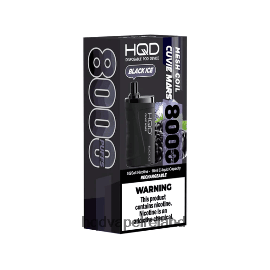 HQD Vape Price - HQD CUVIE MARS DISPOSABLE Black Ice 8J2BB4135