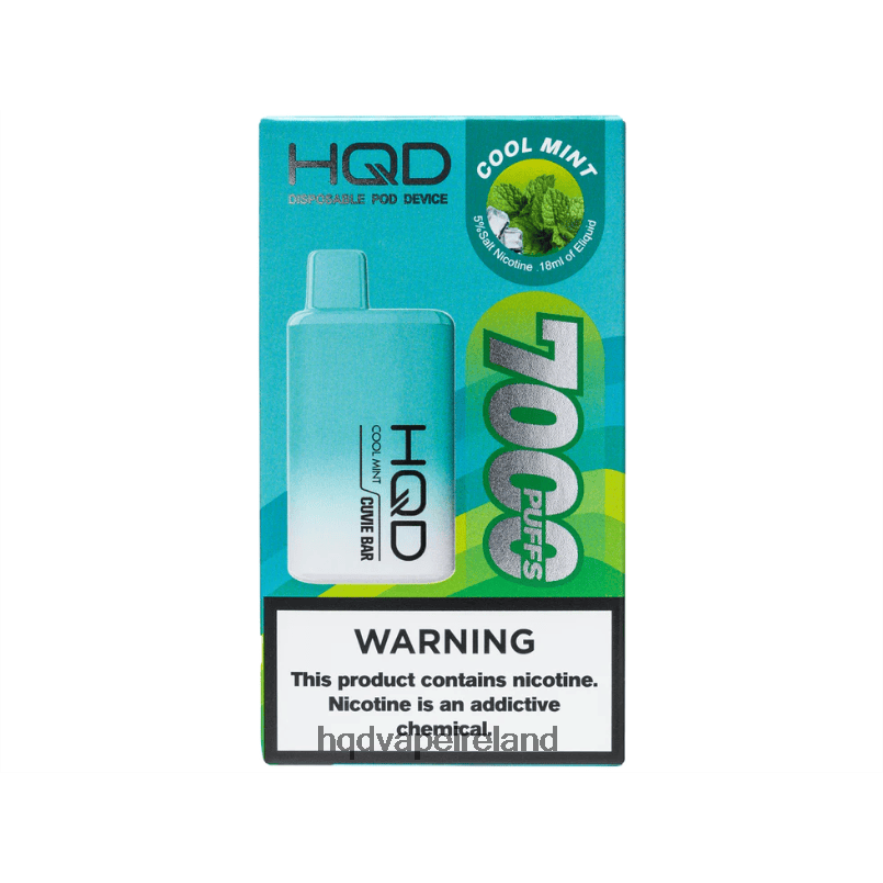 HQD Vape Shop - HQD CUVIE BAR DISPOSABLE Cool Mint 8J2BB4159