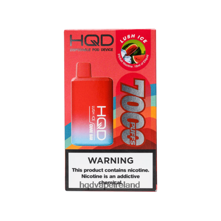 HQD Vape Shop - HQD CUVIE BAR DISPOSABLE Lush Ice 8J2BB4209