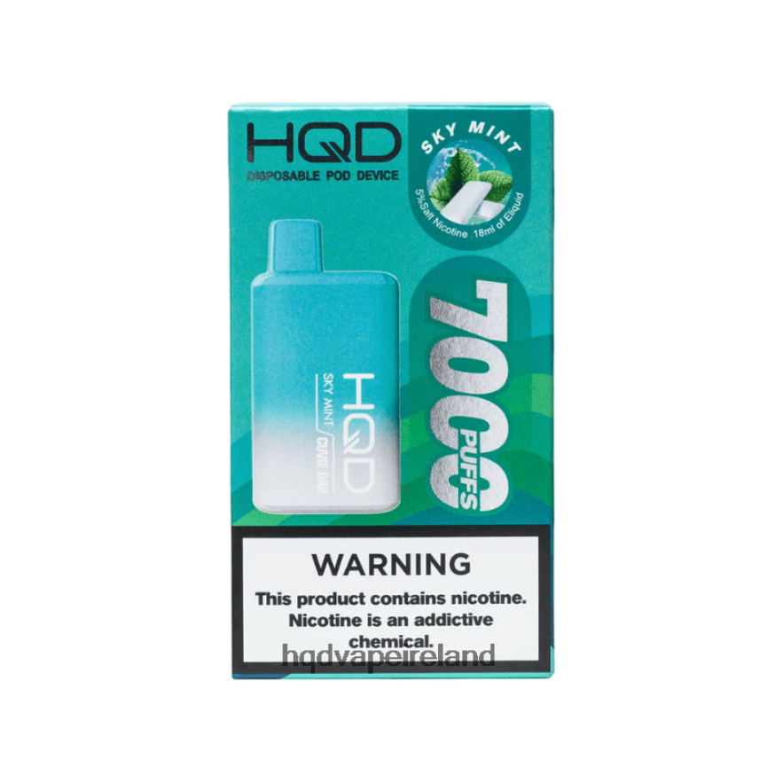 HQD Vape Shop - HQD CUVIE BAR DISPOSABLE Sky Mint 8J2BB4249