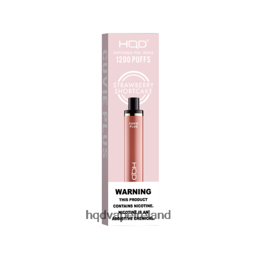 HQD Vape Shop - HQD CUVIE PLUS DISPOSABLE VAPE Strawberry Shortcake 8J2BB4259