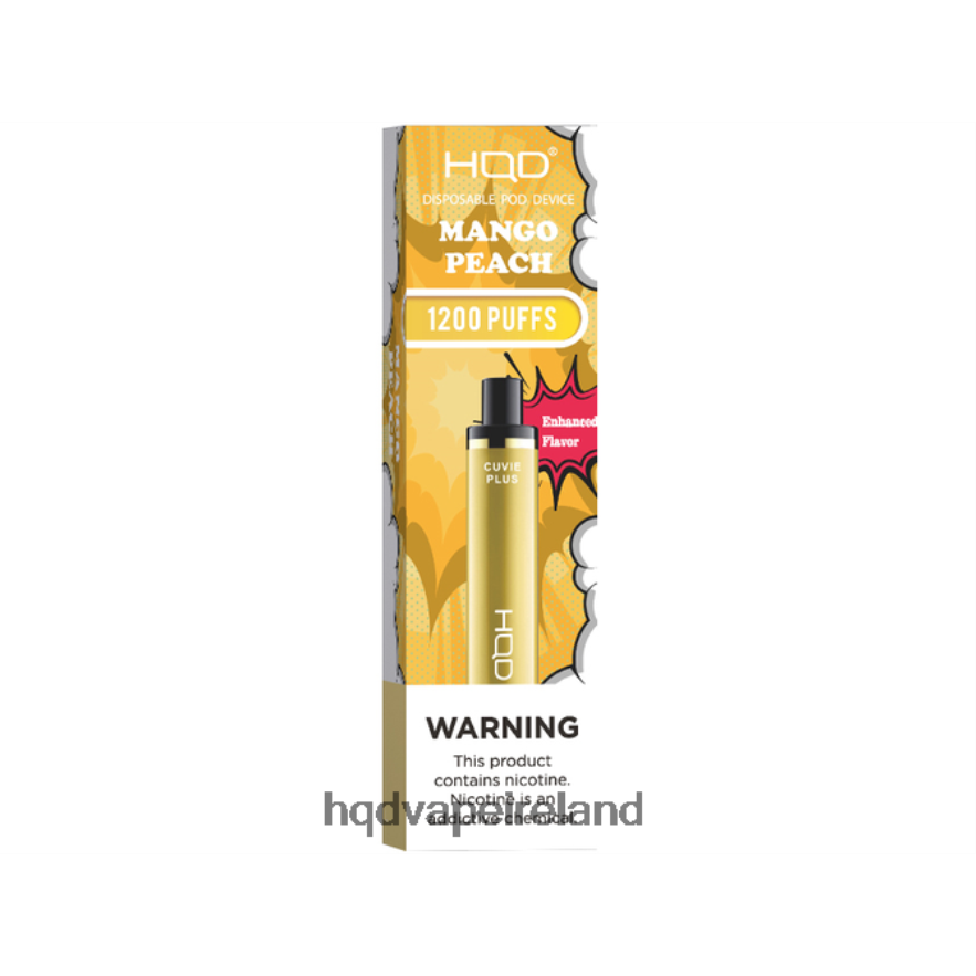 HQD Vape Store - HQD CUVIE PLUS DISPOSABLE VAPE Mango Peach 8J2BB4217