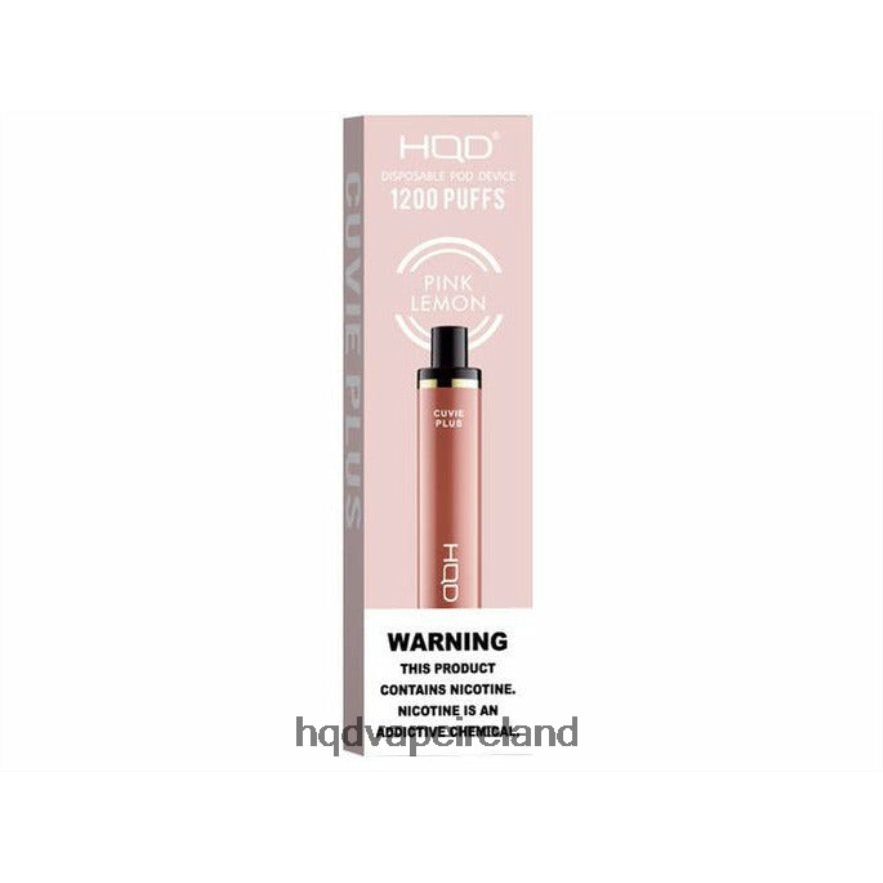 HQD Vape Store - HQD CUVIE PLUS DISPOSABLE VAPE Pink Lemon 8J2BB4237