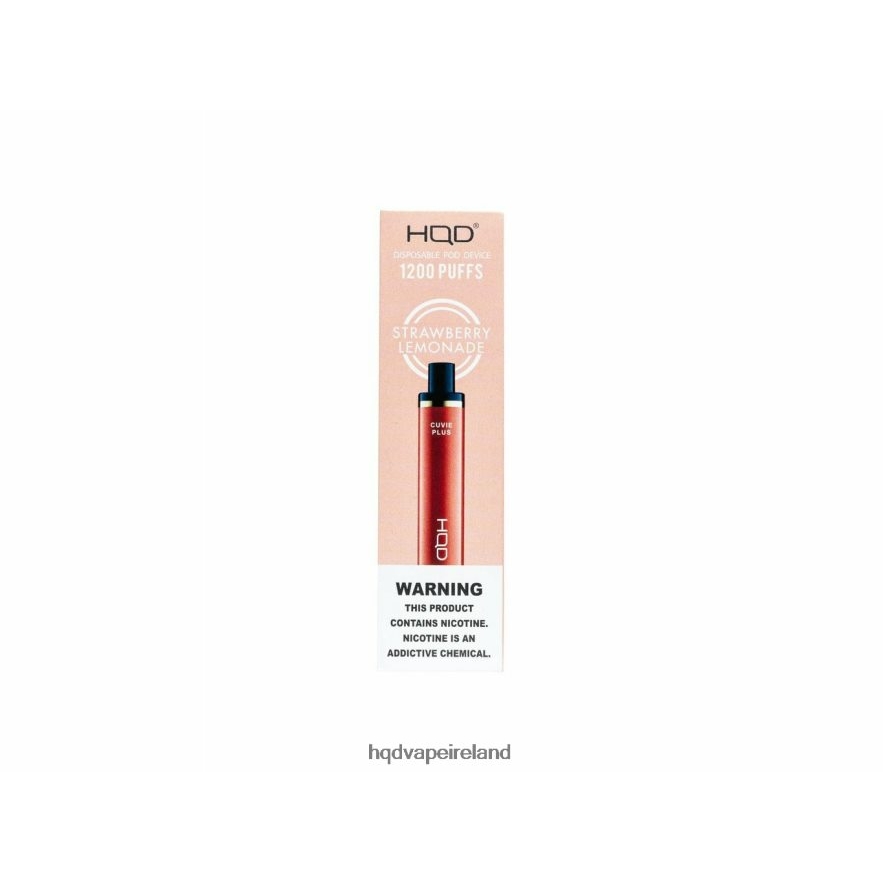 HQD Vape Store - HQD CUVIE PLUS DISPOSABLE VAPE Strawberry Lemonade 8J2BB4257