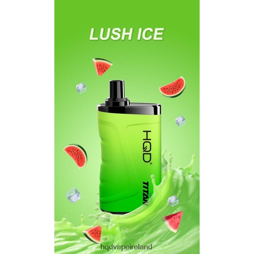 HQD Disposable Flavors - HQD TITAN 7000 PUFFS Lush Ice 8J2BB416