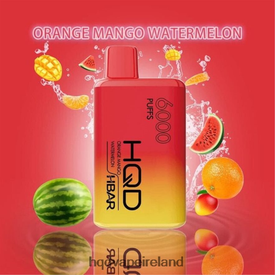 HQD Flavors - HQD HBAR 6000 PUFFS Orange Mango Watermelon 8J2BB454