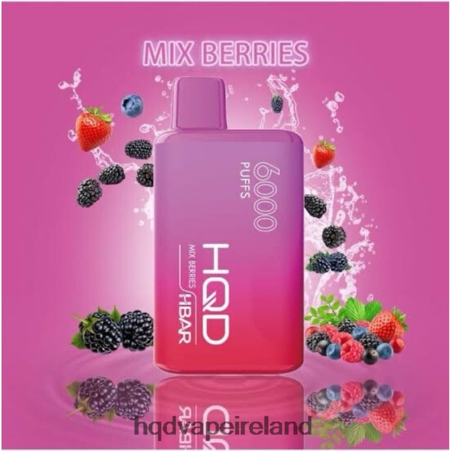 HQD Order Online - HQD HBAR 6000 PUFFS Frozen Mix Berries 8J2BB450