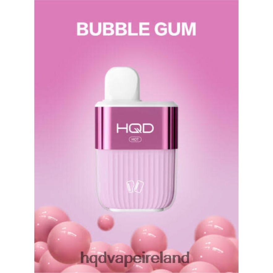 HQD Disposable Flavors - HQD HOT 5000 PUFFS Bubble Gum 8J2BB456