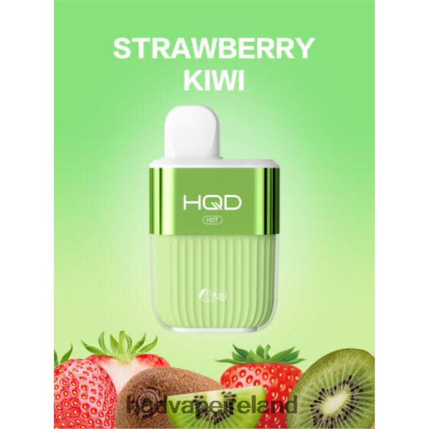 HQD Tech Dublin - HQD HOT 5000 PUFFS Strawberry Kiwi 8J2BB463