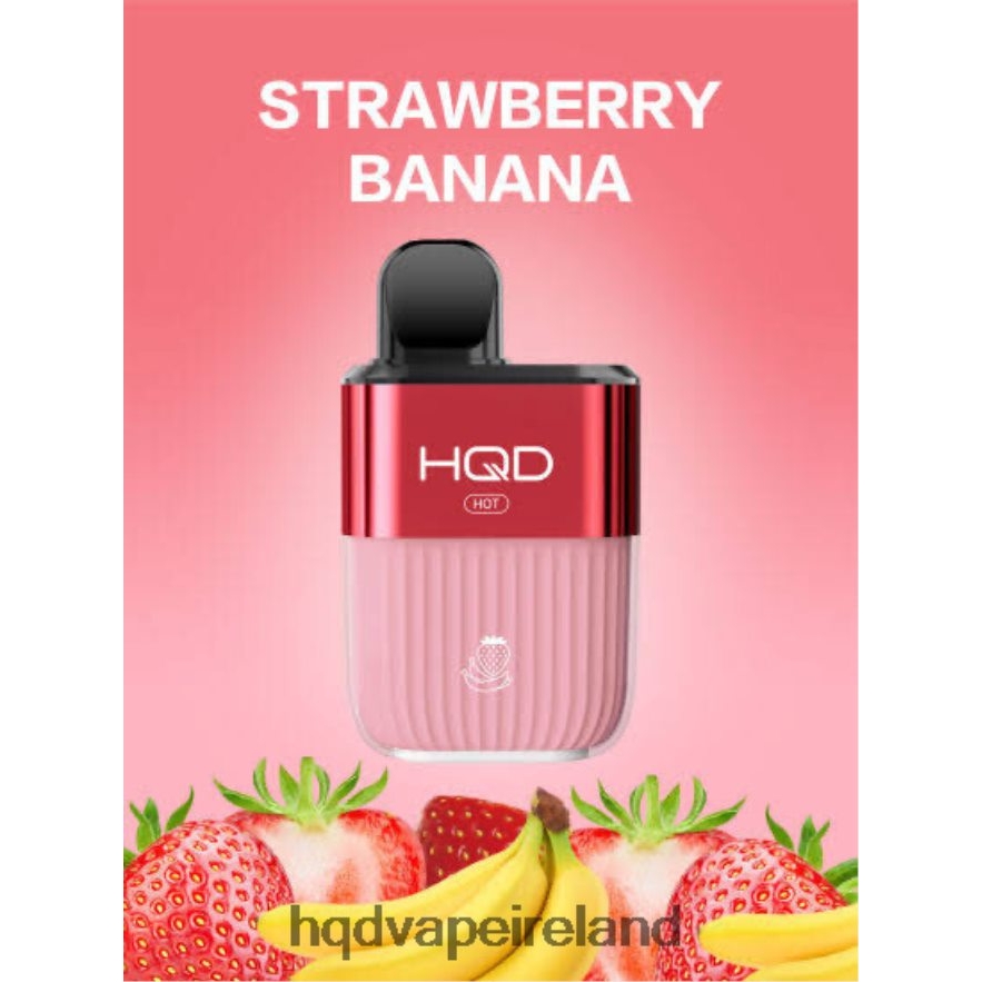 HQD Vape Shop - HQD HOT 5000 PUFFS Strawberry Banana 8J2BB469